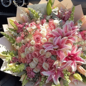 Buchon de  50 Rosas con Acapulcos